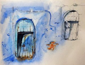 stage aquarelle Chefchaouen